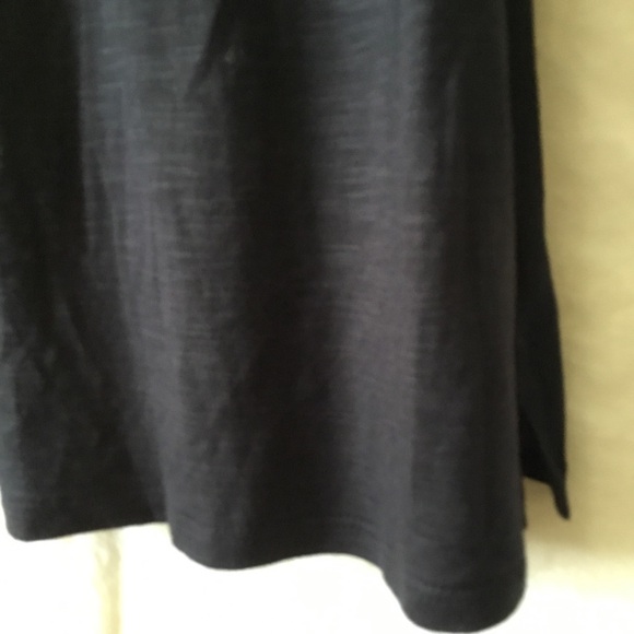 Dolan Left Coast Charcoal Gray Lucille Pleated Tie Neck Peasant Blouse - Picture 16 of 16